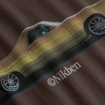 Close-up of car design and 'Nikben' branding.