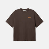 Brown t-shirt with 'Nikben' logo on chest