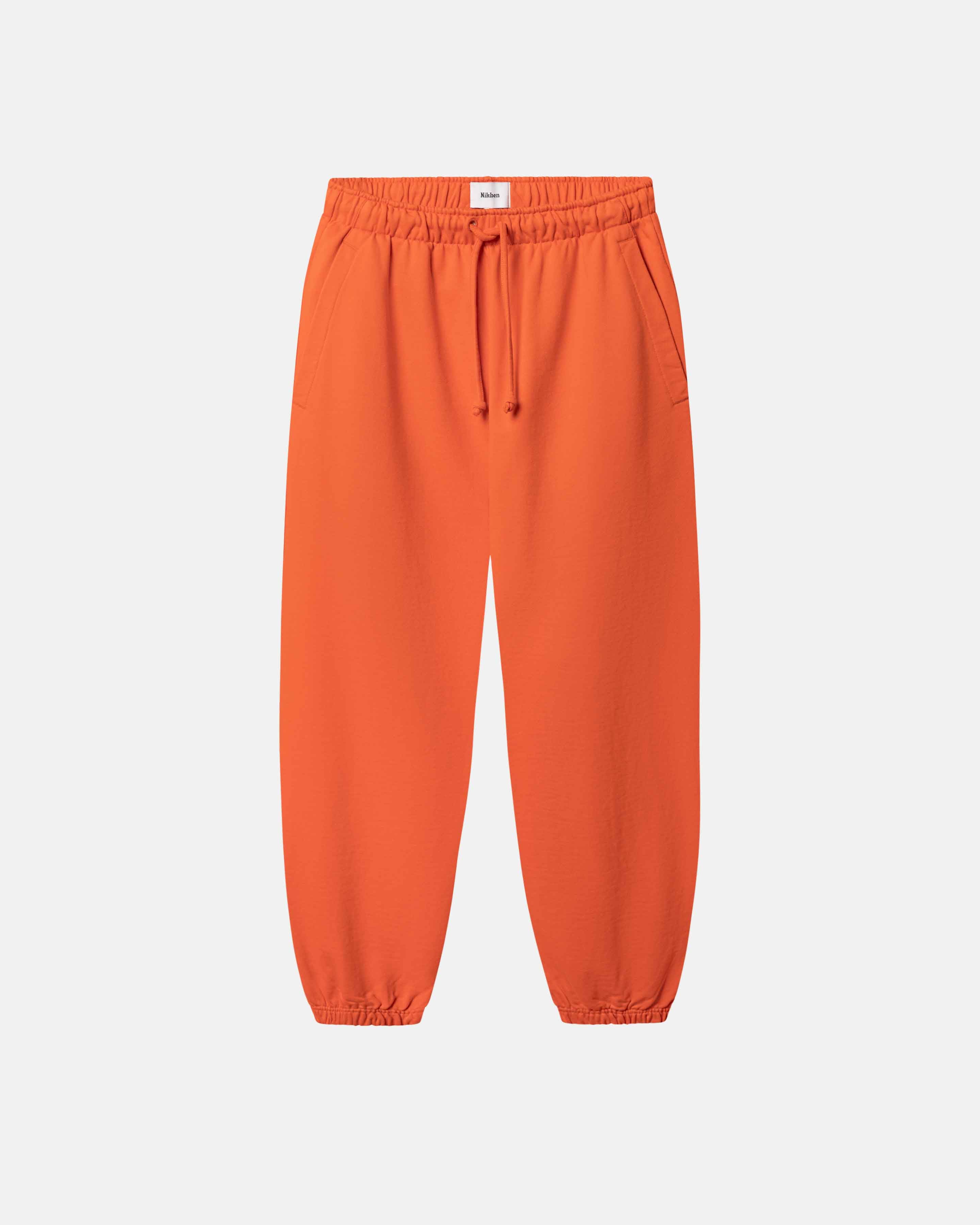 orange sweatsuit pants 