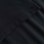 Close-up of black fabric with a subtle texture