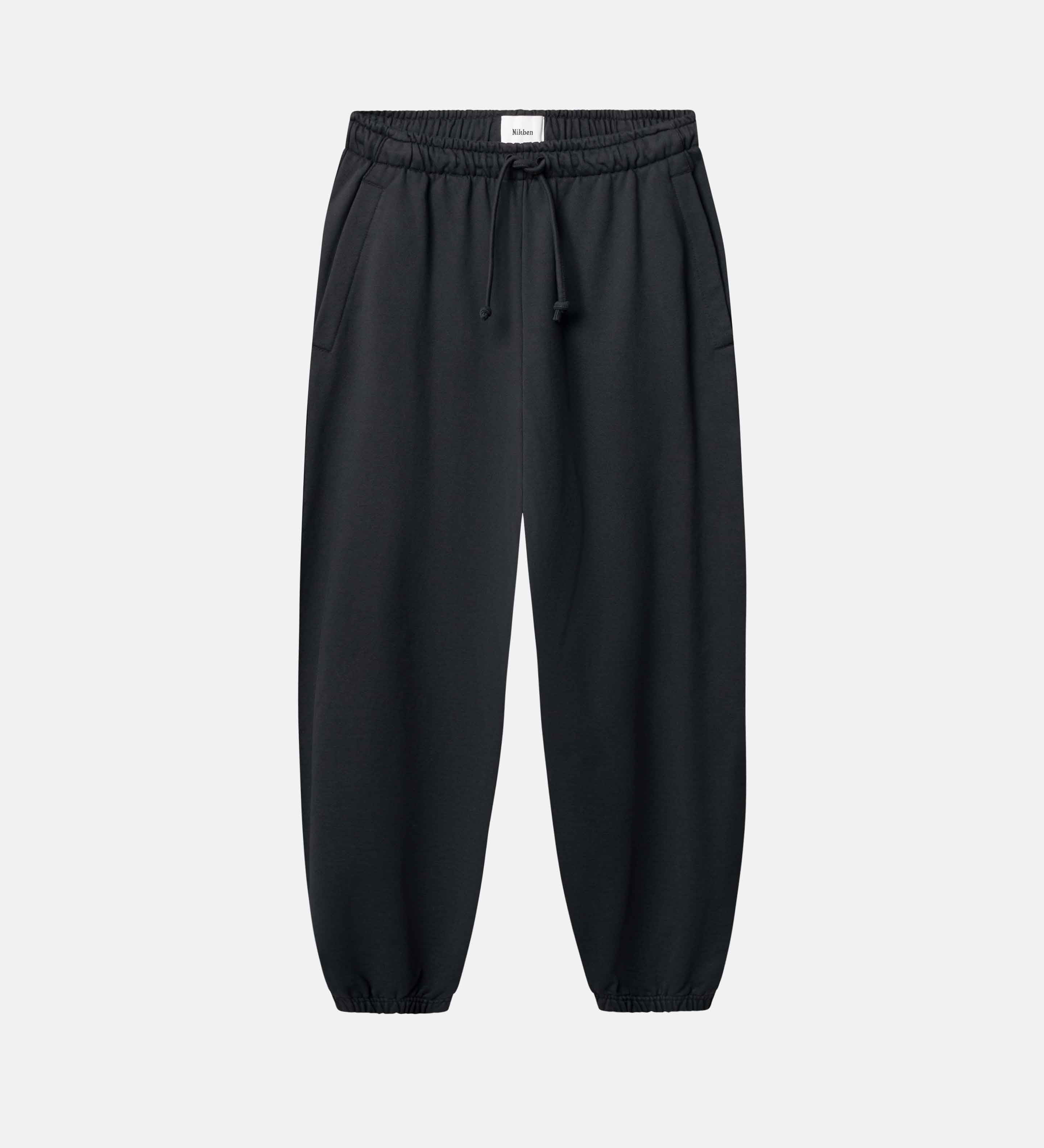 Black pants with draw string