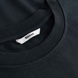 Black t-shirt with a Nikben label on the collar