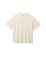 Biege T-shirt with white 