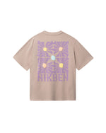 Brown T-shirt with 