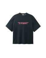 Black T-shirt with pink 