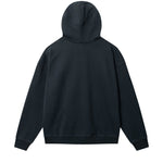 Back of black hoodie
