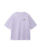 Light purple T-shirt with black and white Nikben logo on the chest