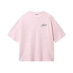 Light pink T-shirt with black and white Nikben logo on the chest