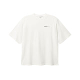 White T-shirt with black "Nikben California" logo on the chest