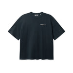 Black T-shirt with white "Nikben California" logo on the chest
