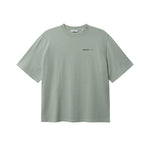 Grey T-shirt with black "Nikben California" logo on the chest