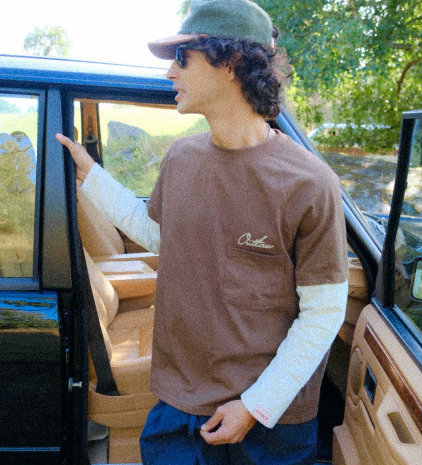 Boxy Raglan Outlaw LS Tee