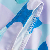 Close up of multicolor swimsuit