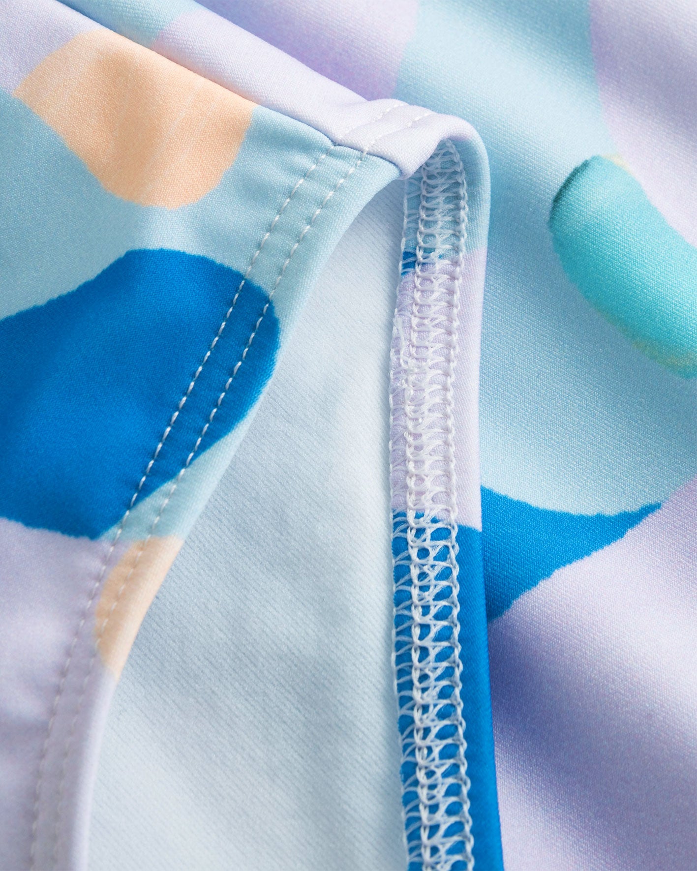 close up of multicolor swimsuit