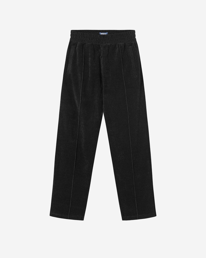 Black pants in Terry towelling fabric