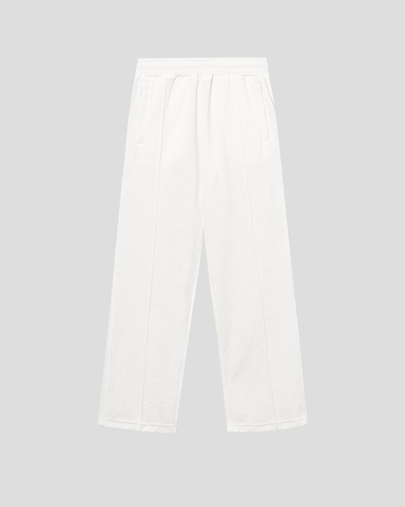 Terry Cropped Pant Off White